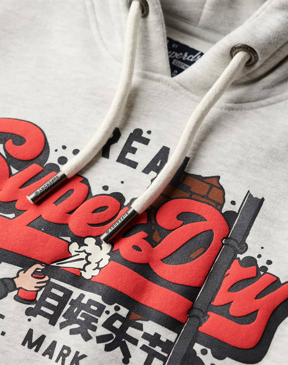 SUPERDRY D1 OVIN NEW YORK VL GRAPHIC HOODIE MENS SWEATSHIRT