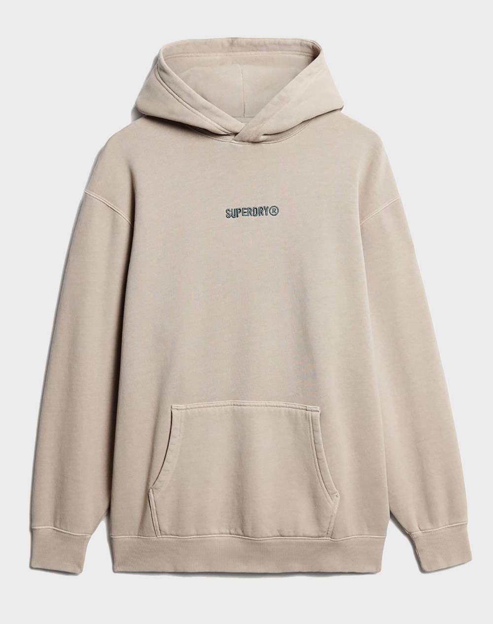 SUPERDRY D2 SDCD MICRO LOGO GRAPHIC LOOSE HOOD MENS SWEATSHIRT