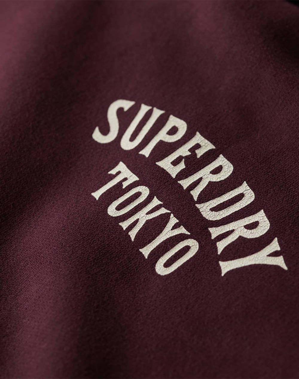 SUPERDRY D1 OVIN TATTOO BACK GRAPHIC LOOSE HOOD MENS SWEATSHIRT