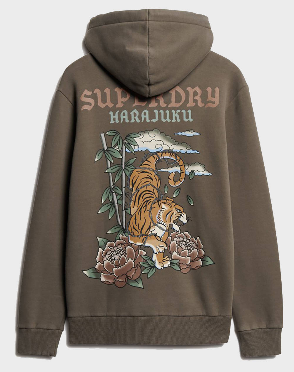 SUPERDRY D1 OVIN TATTOO GRAPHIC HOODIE MENS SWEATSHIRT