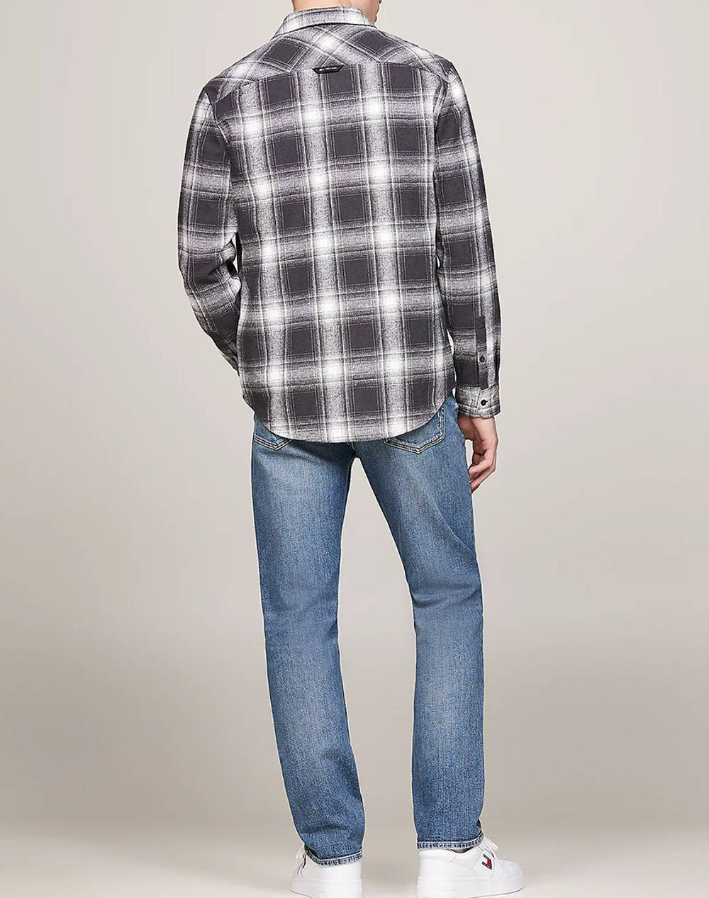 TOMMY JEANS TJM REG CHECK FLANNEL SHIRT EXT