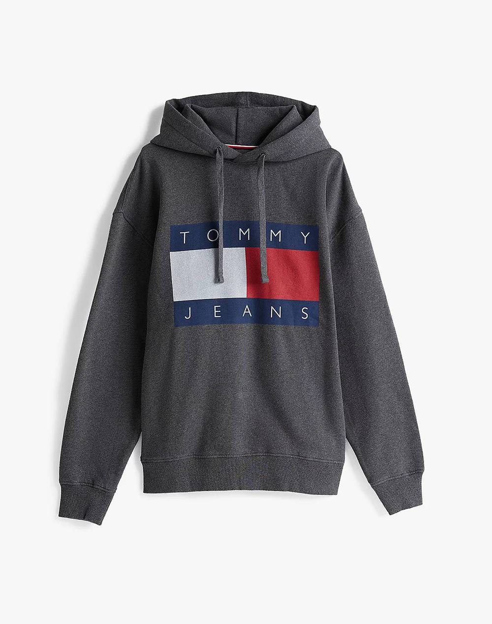 TOMMY JEANS TJM RLX MELANGE FLAG HOODIE