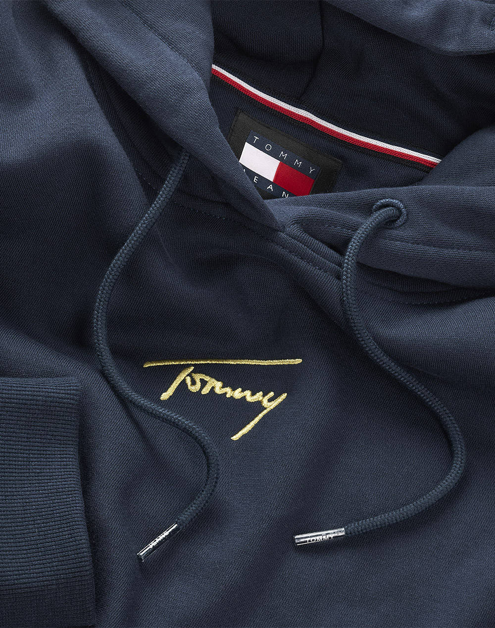 TOMMY JEANS TJM REG GOLD SIGNT HOODIE EXT