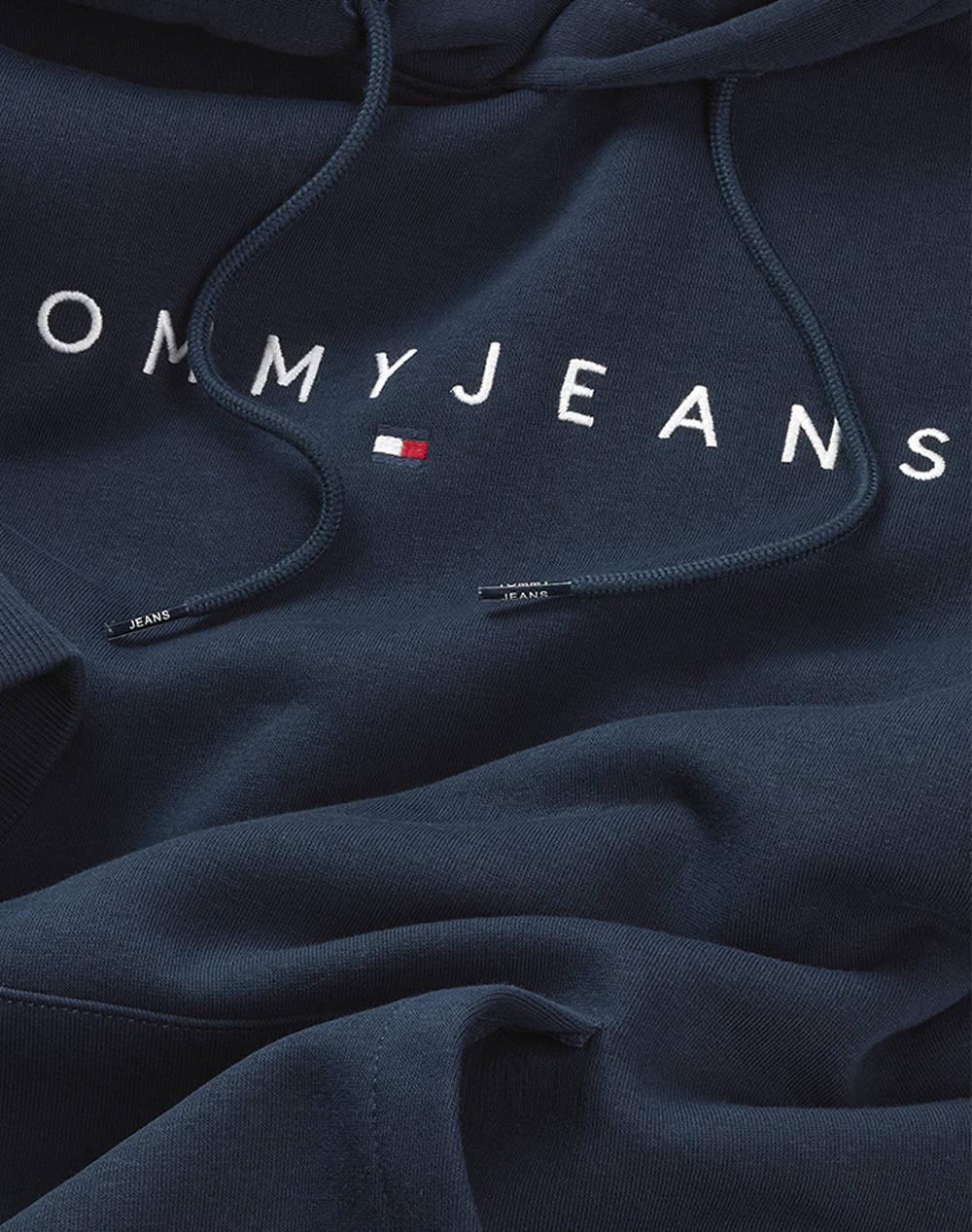 TOMMY JEANS TJM REG LINEAR LOGO HOODIE EXT