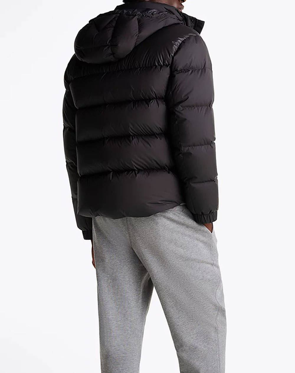 TOMMY HILFIGER MIX DOWN HOODED PUFFER JACKET