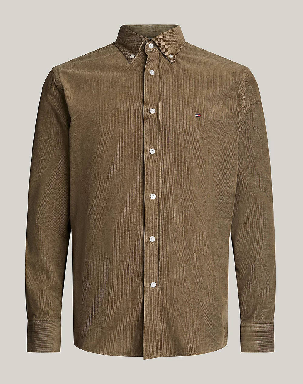 TOMMY HILFIGER SOLID CORDUROY RF SHIRT