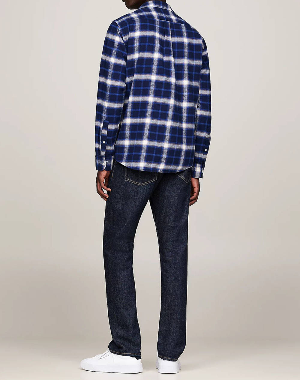 TOMMY HILFIGER BRUSHED SHADOW CHECK RF SHIRT