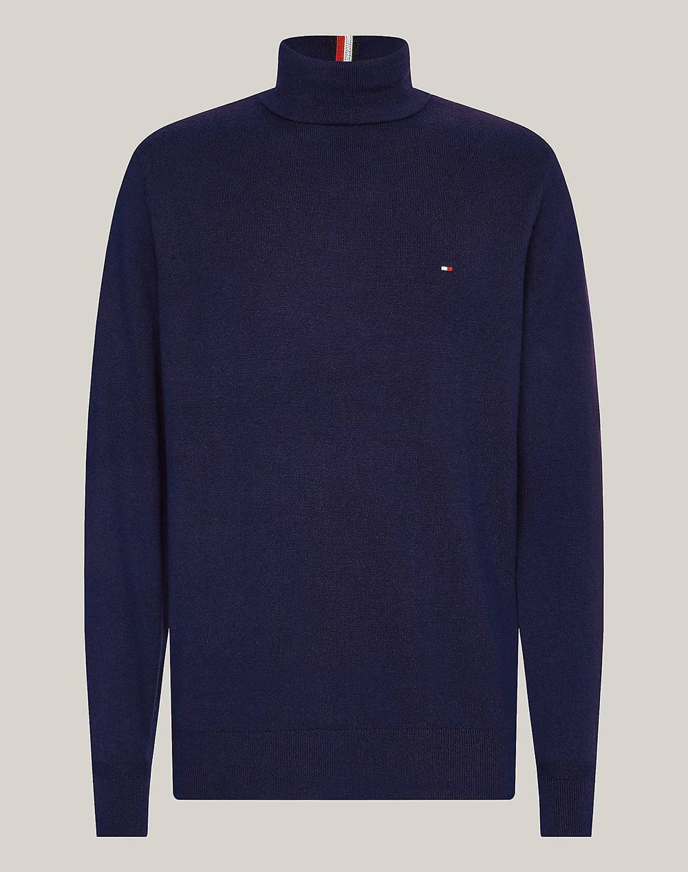 TOMMY HILFIGER PIMA ORG CTN CASHMERE ROLL NECK