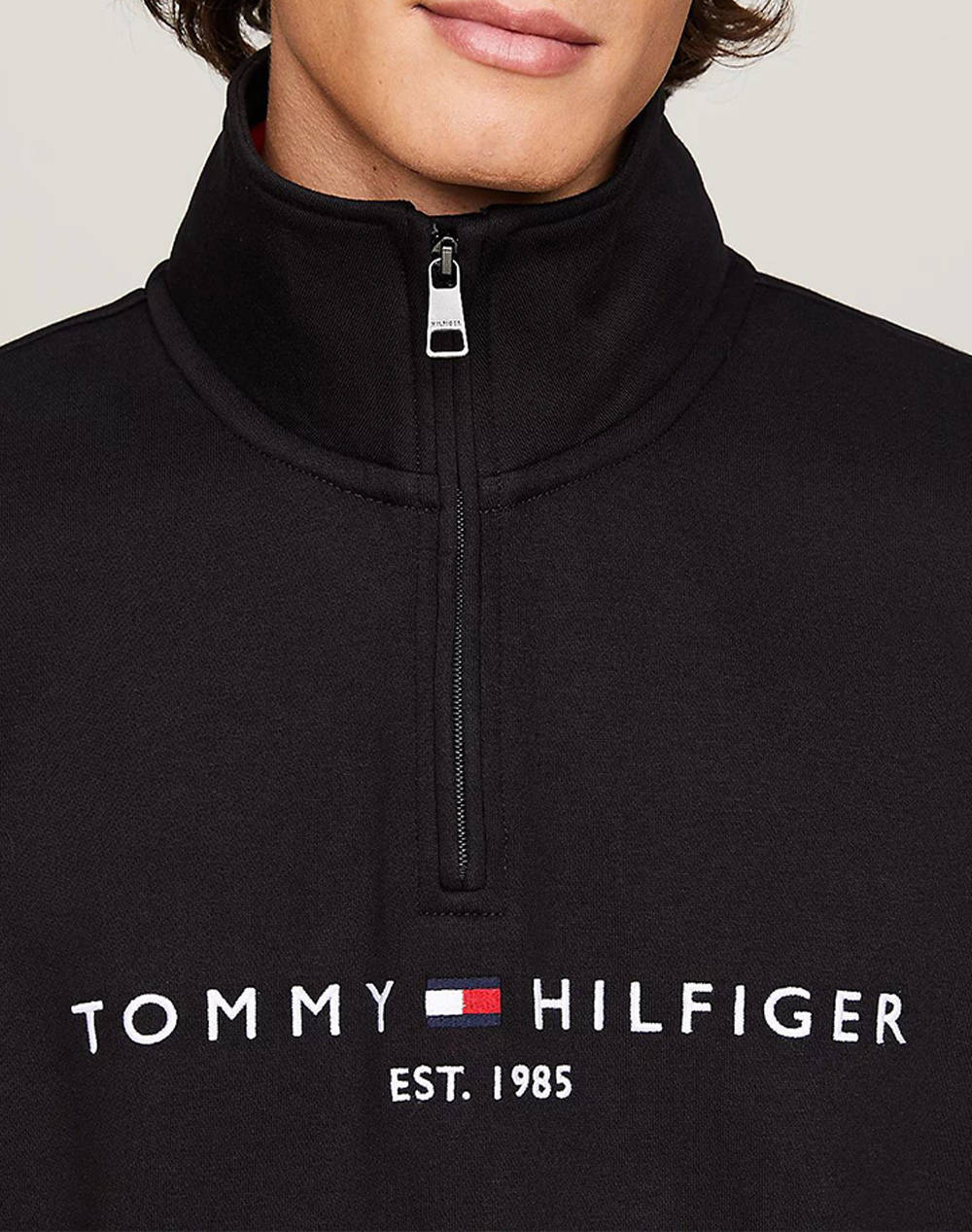 TOMMY HILFIGER TOMMY LOGO MOCKNECK