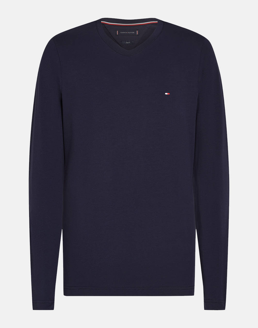 TOMMY HILFIGER STRETCH SLIM FIT LONG SLEEVE TEE