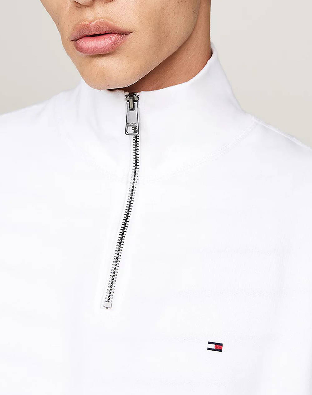 TOMMY HILFIGER ESSENTIAL FLEECE 1/4 ZIP