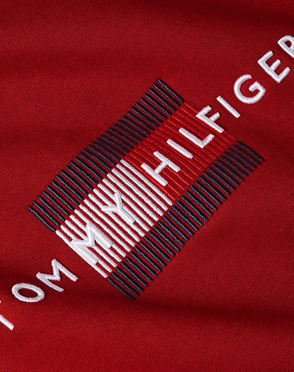 TOMMY HILFIGER HILFIGER FLAG EMBRO SWEATSHIRT