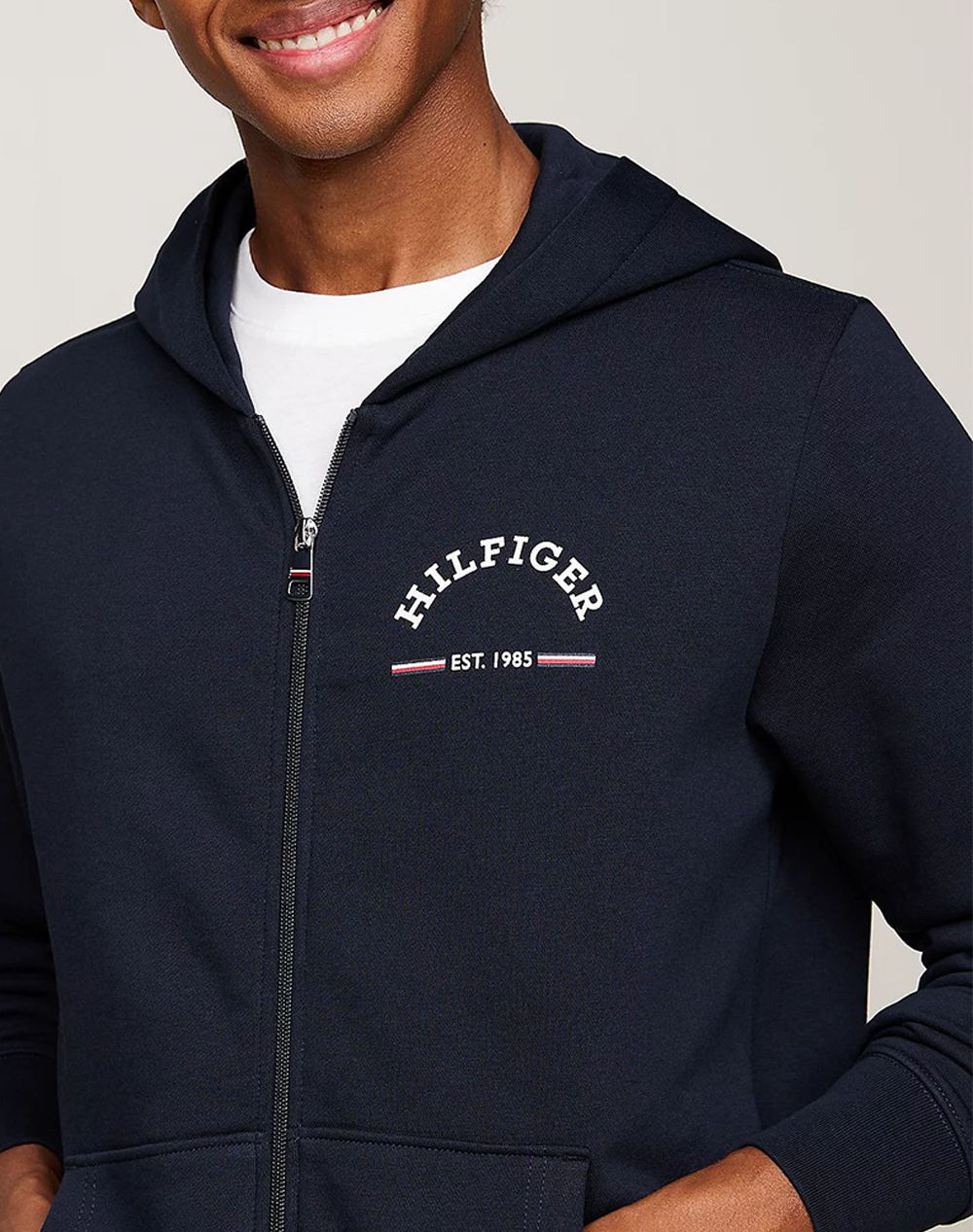 TOMMY HILFIGER ROUNDALL HOODED ZIP THROUGH