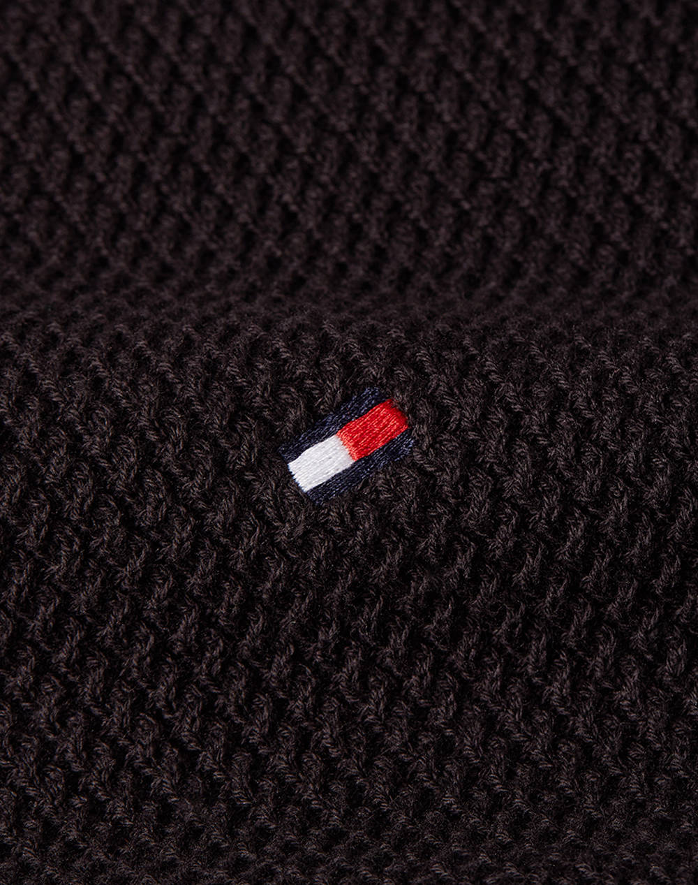 TOMMY HILFIGER STRUCTURE ZIP MOCK