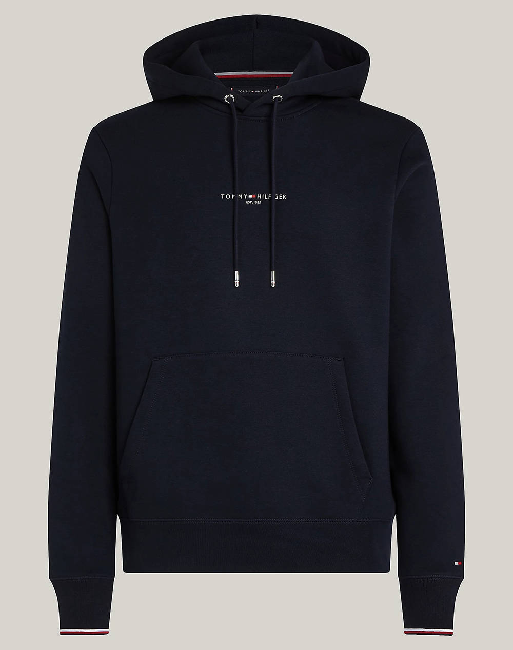 TOMMY HILFIGER TOMMY LOGO TIPPED HOODY