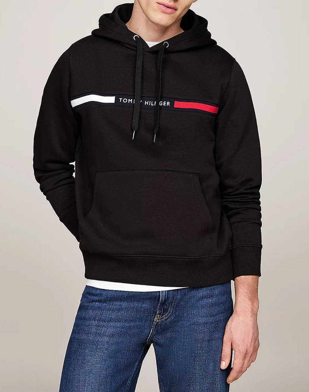 TOMMY HILFIGER HILFIGER CHEST INSERT HOODY