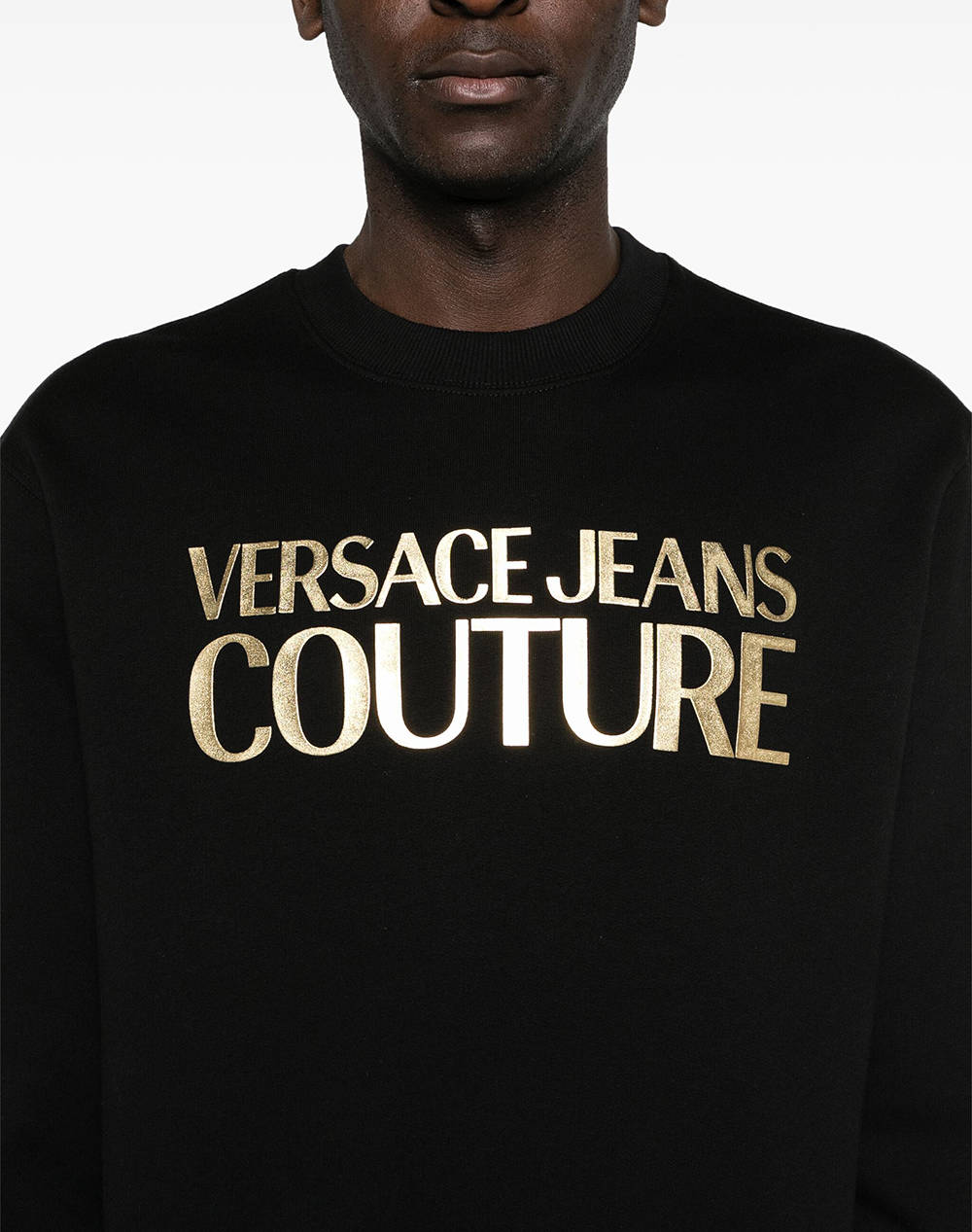 VERSACE JEANS 77GAIT05CF00T 77UP302 R LOGO INSTIT. THICKFOIL MENS SWEATSHIRT