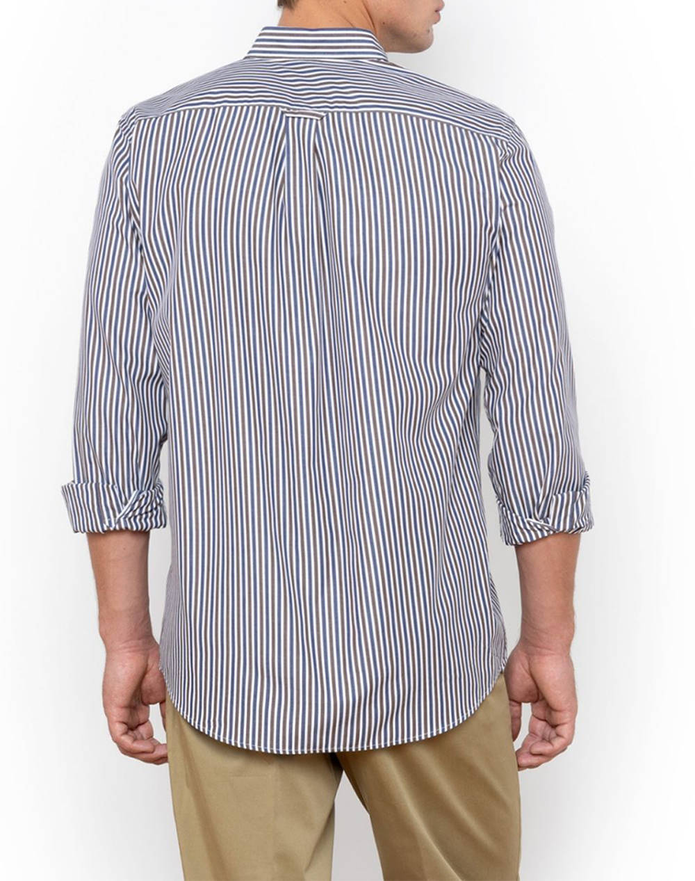 THE BOSTONIANS РИЗА ACORN ПОПЛИН REGULAR FIT Stripe POPLIN Button-down Regular FIT