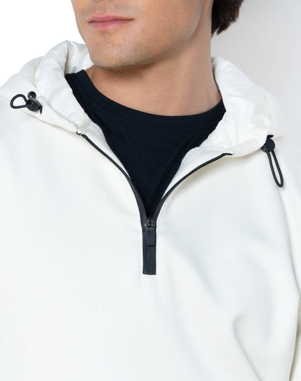 THE BOSTONIANS ПАМУЧЕН СУИТШЪРТ HALF ZIP REGULAR FIT QUAL 7262 PAT 9019-00