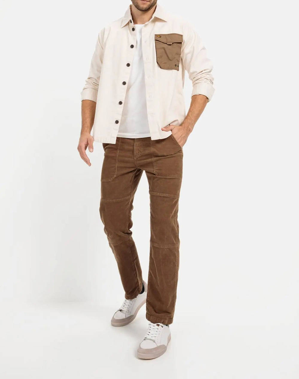 Camel Active Панталони Chino Relaxed Corduroy