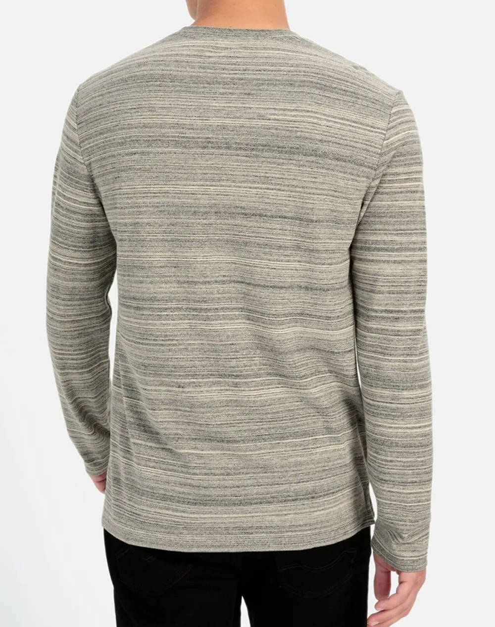 CAMEL T-Shirt Μ.Μ Henley stripes