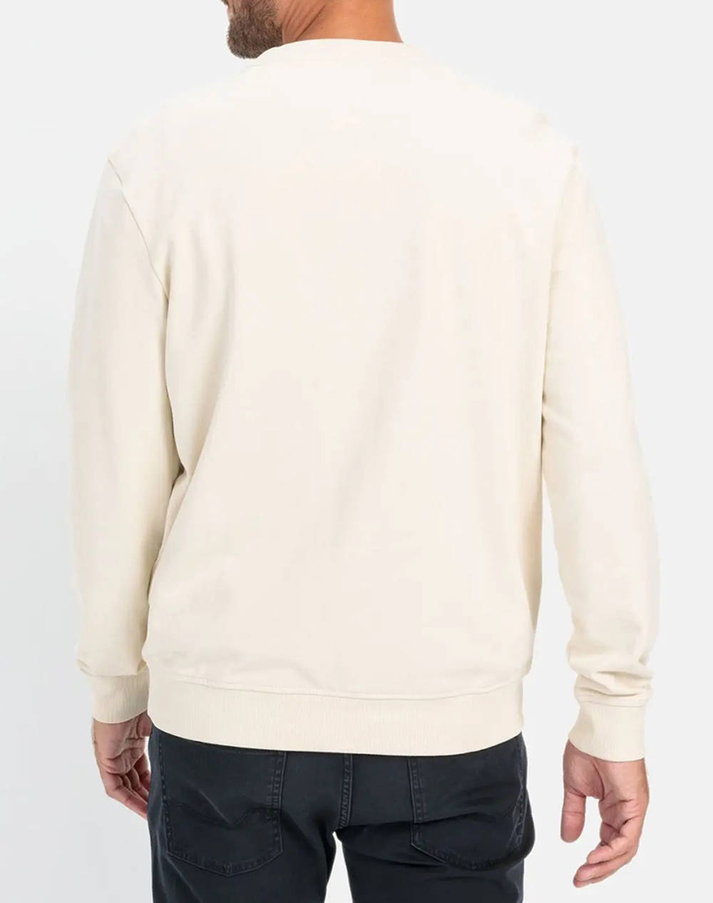 CAMEL Sweatshirt Crewneck contrast pocket