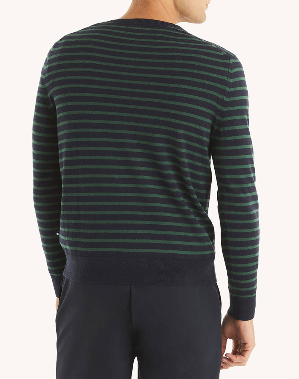 NAUTICA KNIT T-SHIRTMMNAVTECH STRIPED CREW (12GG)