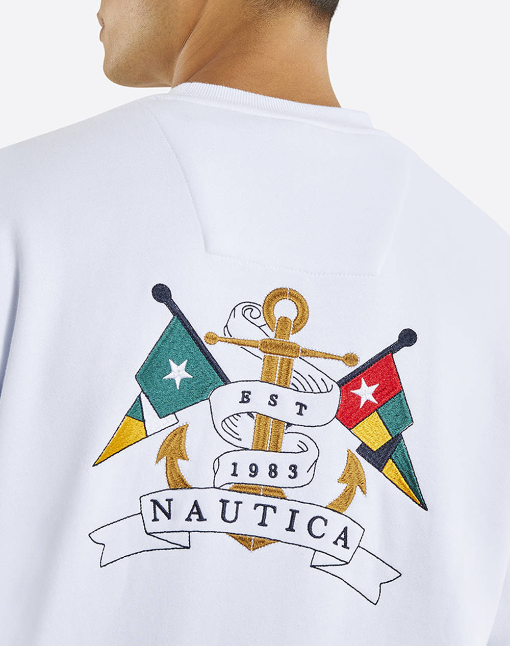 NAUTICA БЛУЗА SWEATSHIRTS MM Brocken Sweatshirt