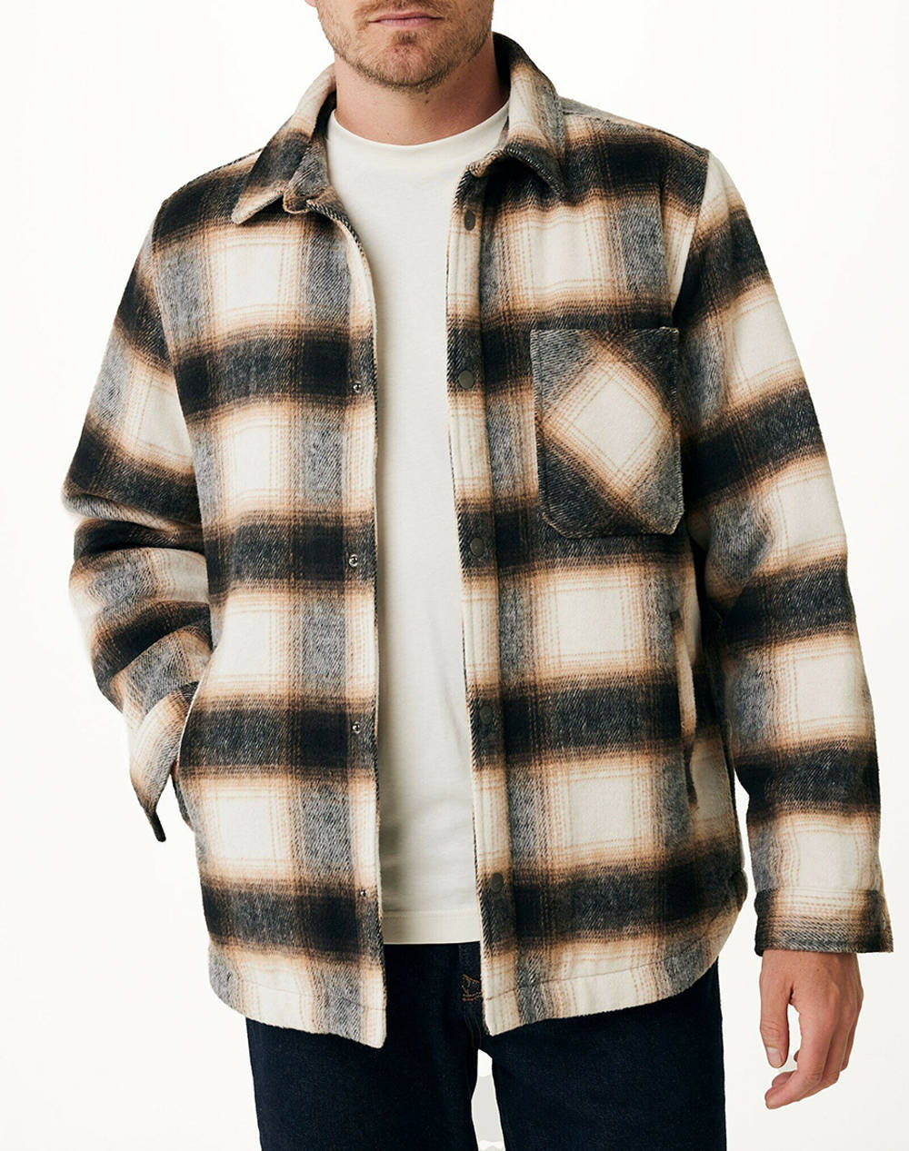 MEXX Padded checked shirt jacket