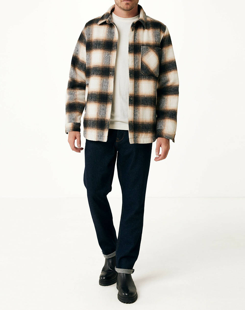 MEXX Padded checked shirt jacket