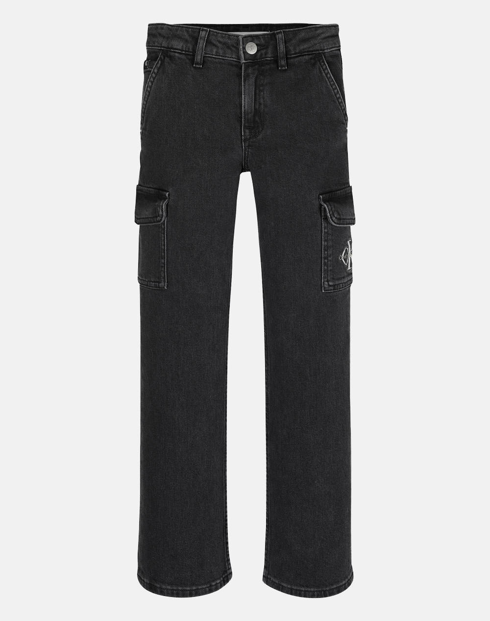 CALVIN KLEIN MR STRAIGHT CHARCOAL DENIM