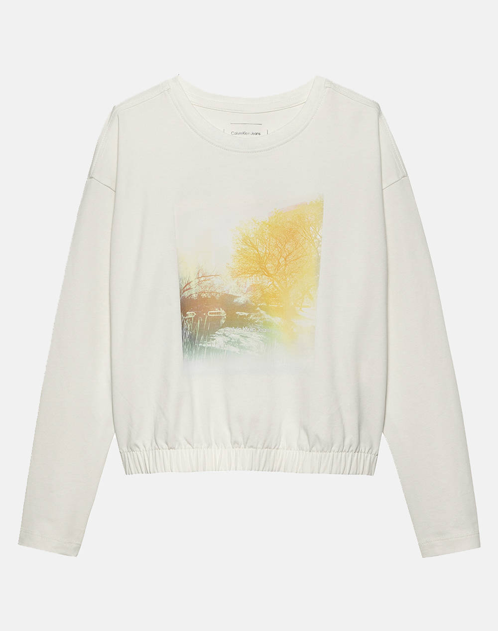 CALVIN KLEIN CITY LIGHTS GRAPHIC LS T-SHIRT