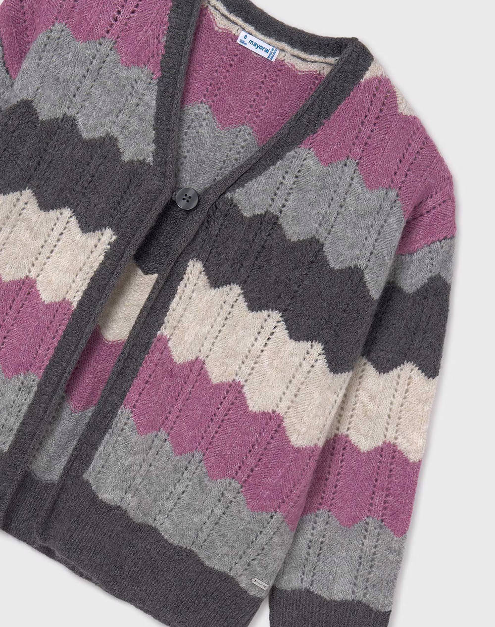 MAYORAL Zig zag cardigan