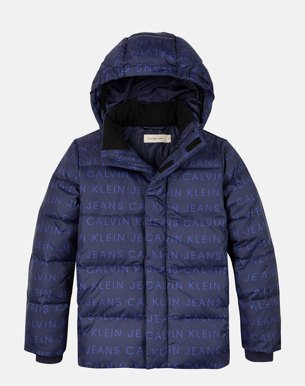 CALVIN KLEIN CKJ LOGO AOP PUFFER