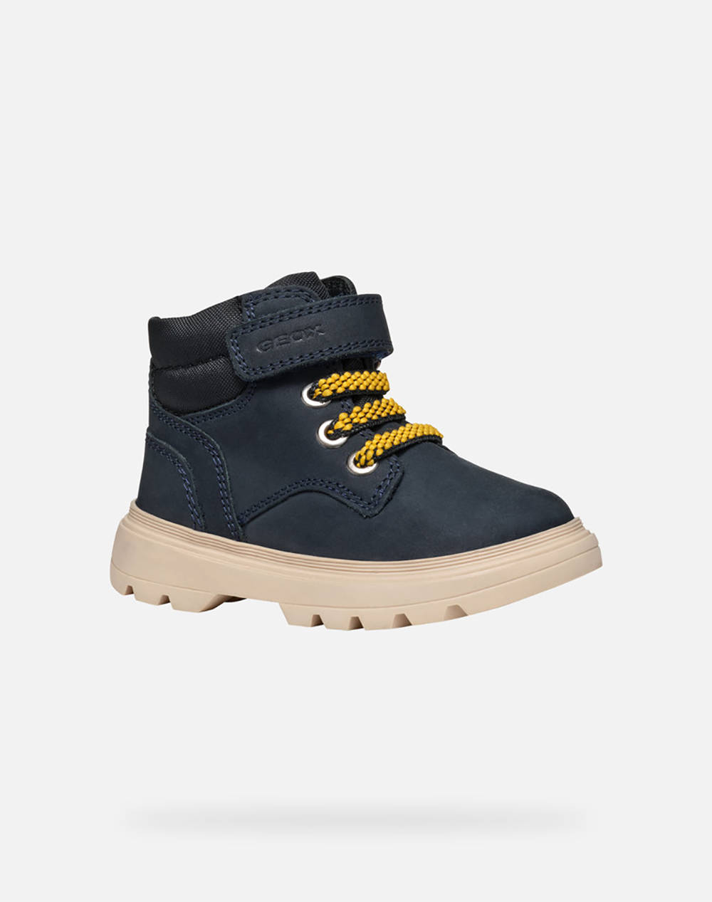 GEOX B KIDDARTAH B - NUBUCK+NYLON