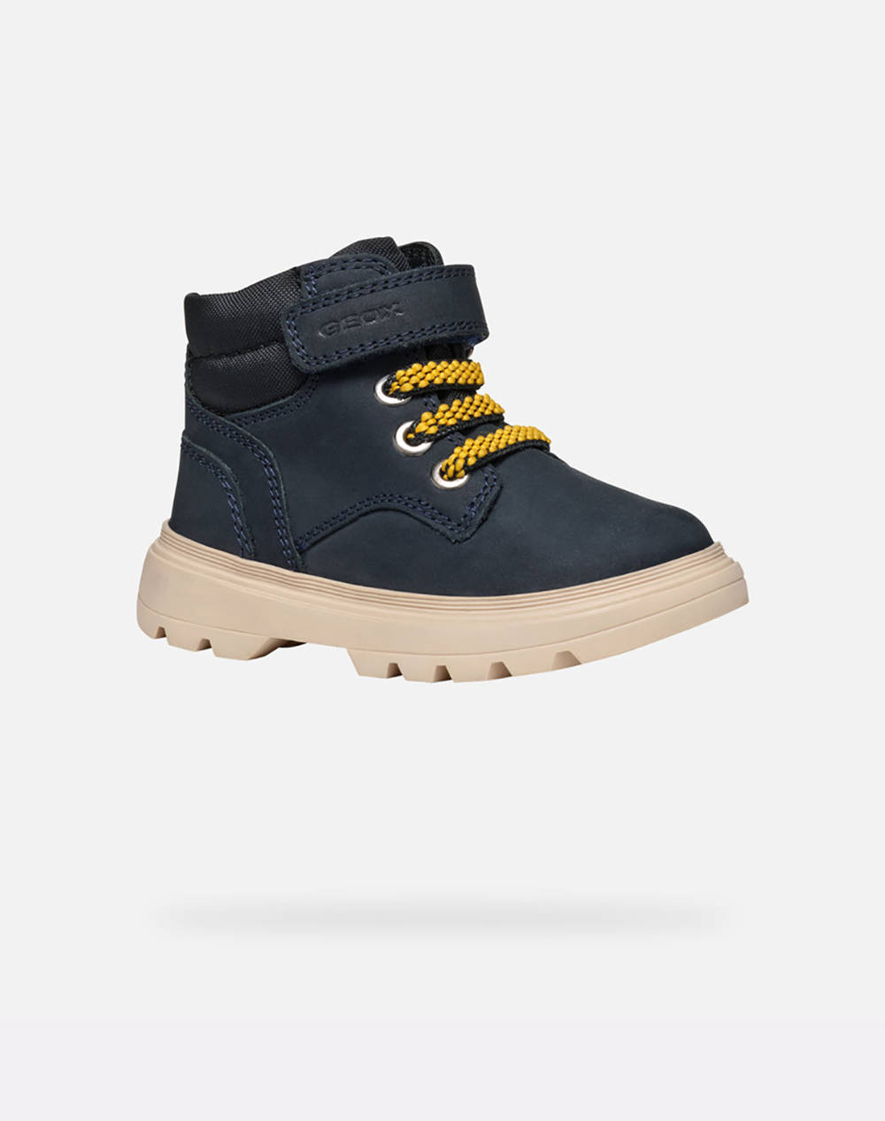 GEOX B KIDDARTAH B - NUBUCK+NYLON