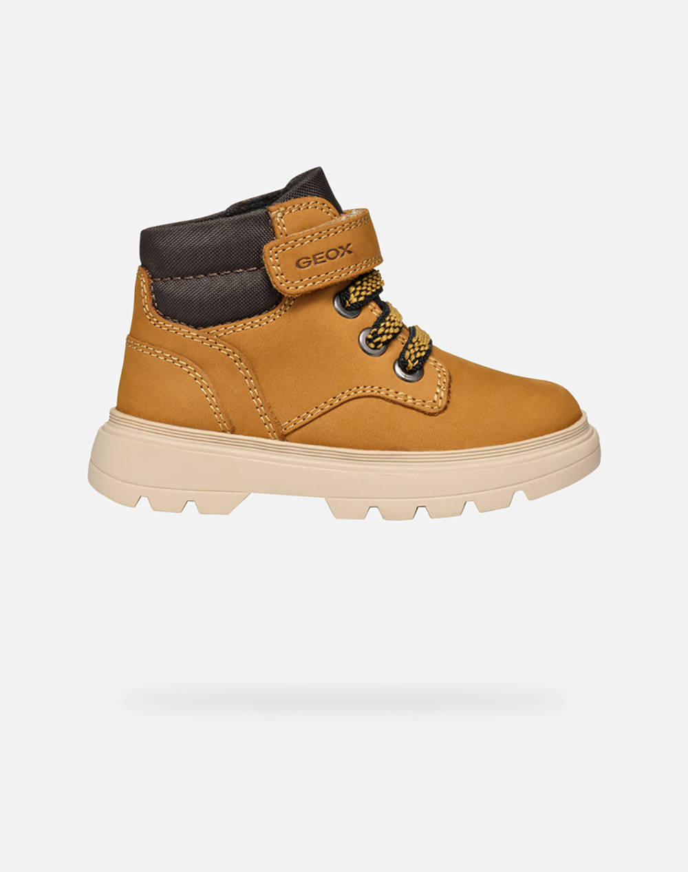 GEOX B KIDDARTAH B - NUBUCK+NYLON