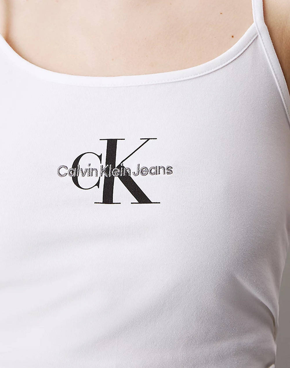 CALVIN KLEIN JEANS MONOLOGO STRAPPY TANK TOP