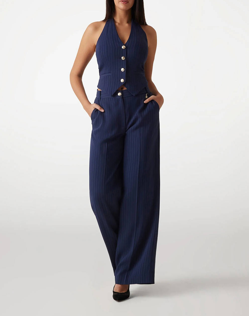 GUESS MARCIANO SIDNEY WIDE LEG PANT ДАМСКИ ПАНТАЛОНИ