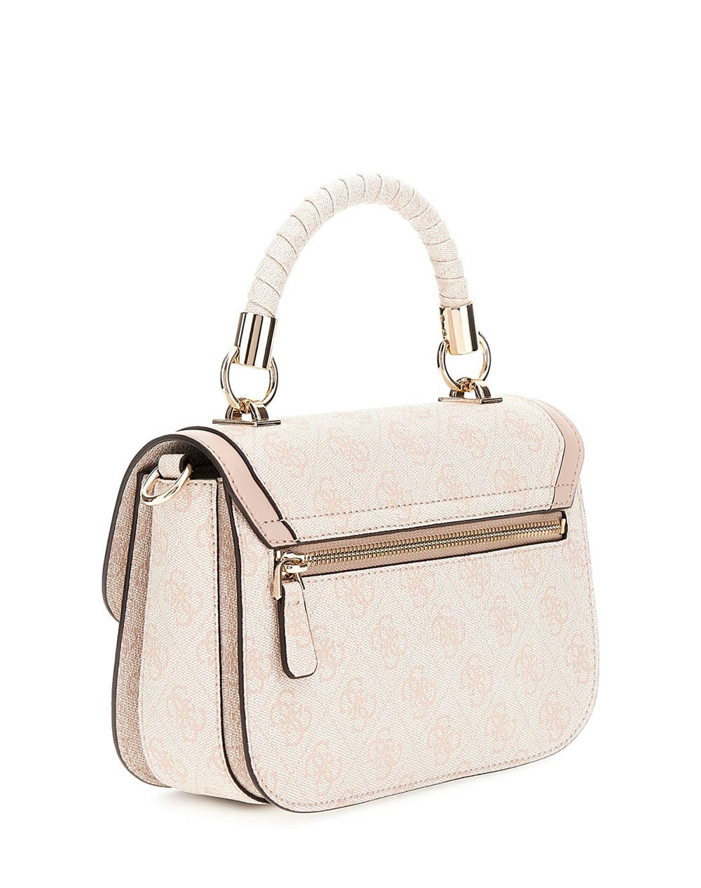 GUESS ORLINA LOGO TOP HANDLE FLAP ДАМСКА ЧАНТА(Размери: 22 x 14 x 5см.)