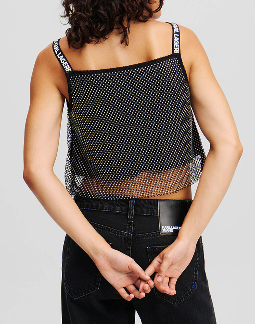 KARL LAGERFELD KLJ CHAINMAIL TOP