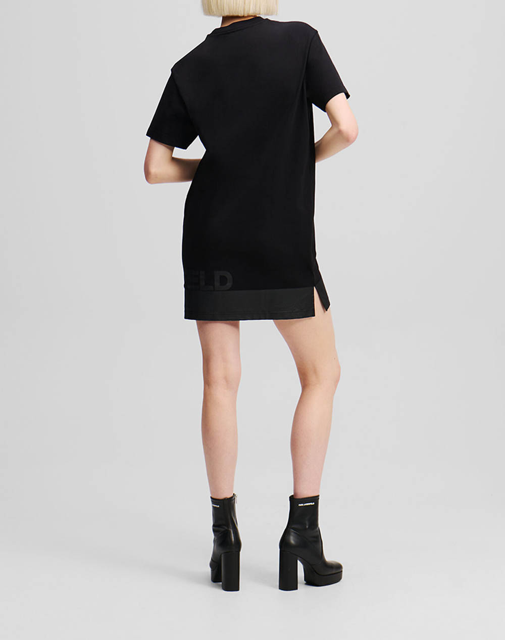 KARL LAGERFELD KLJ RELAXED GRAPHIC TEE DRESS