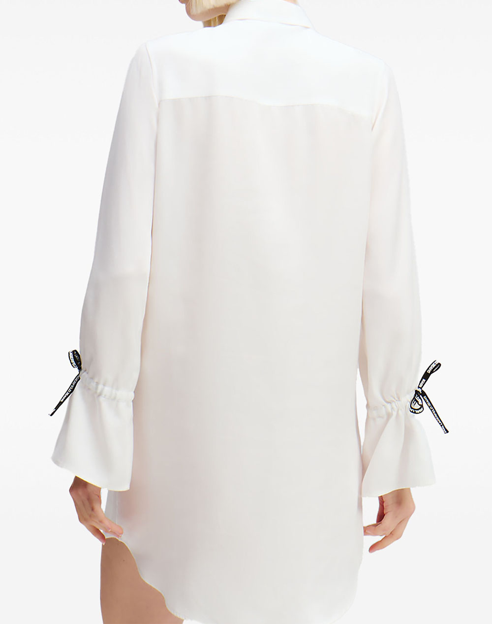 KARL LAGERFELD KLJ TIED SLEEVE DRESS