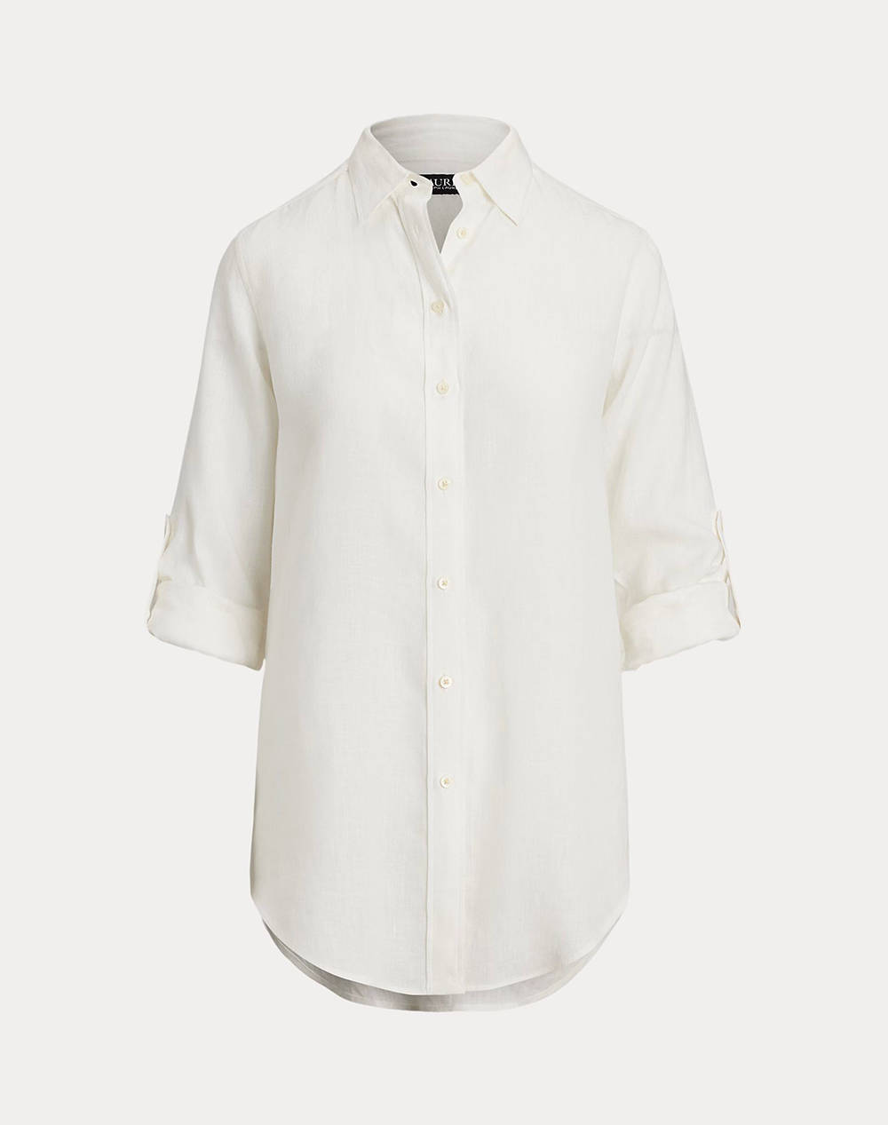 LAUREN RALPH LAUREN TISSUE LINEN-SHIRT