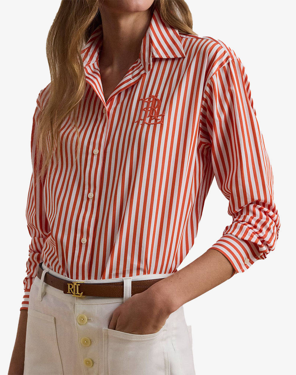 LAUREN RALPH LAUREN Y/D 70S BROADCLOTH-SHIRT