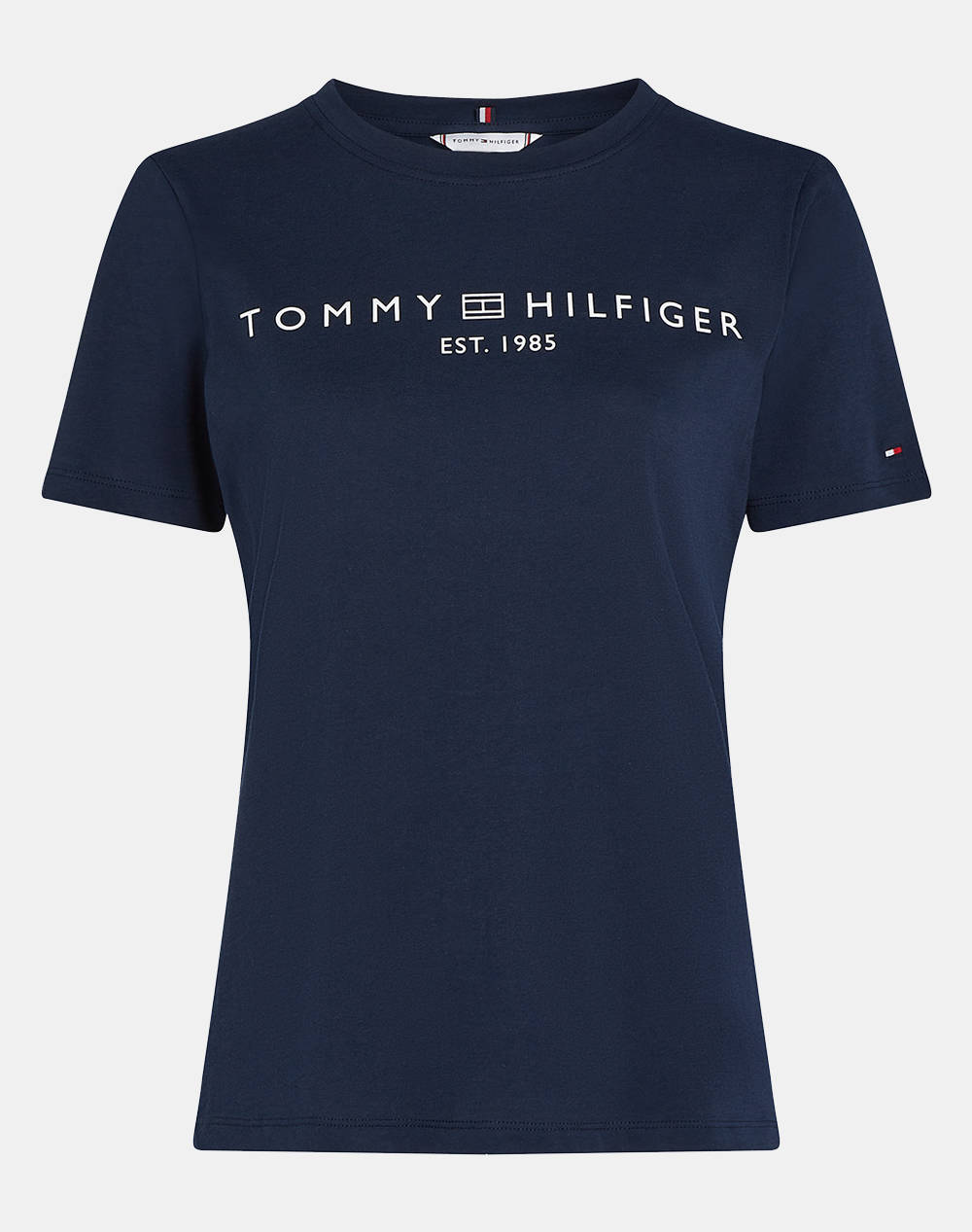 TOMMY HILFIGER REG CORP LOGO C-NK SS