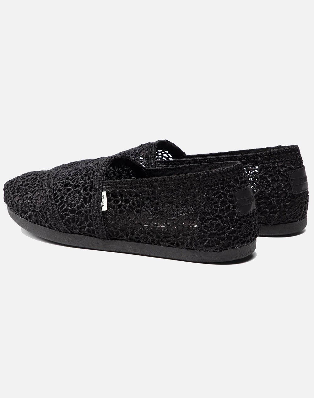 TOMS BLK MOROCCAN CROCHET WM ALPR ESP