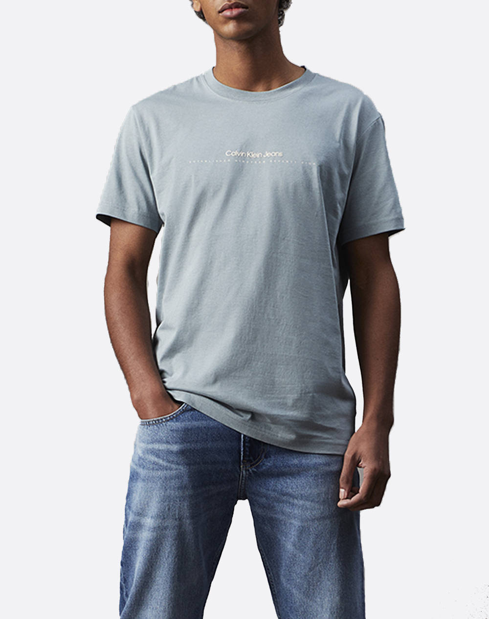 CALVIN KLEIN JEANS MINIMAL LOGO TEE