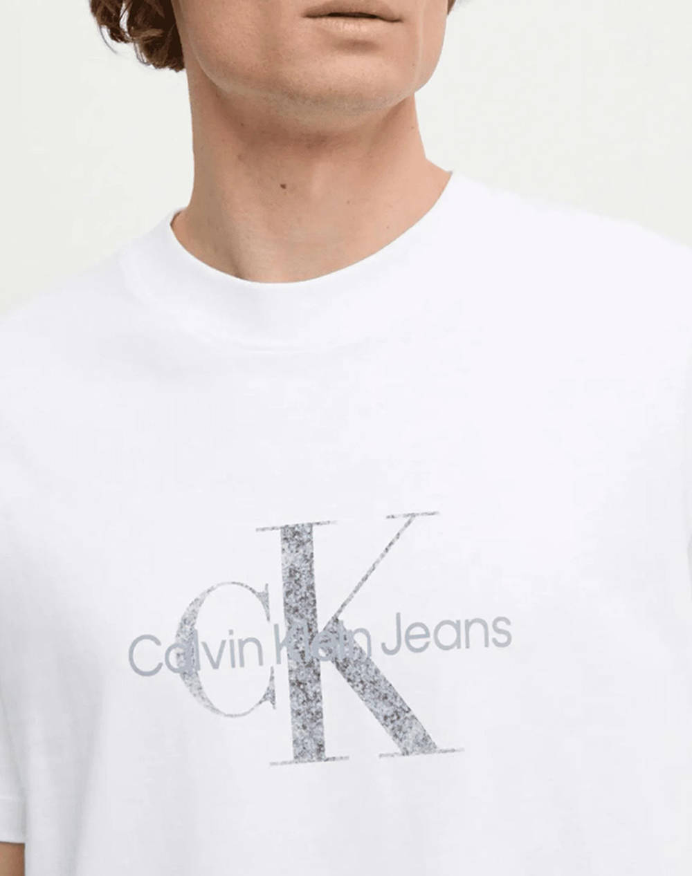 CALVIN KLEIN JEANS TEXTURED MONOLOGO TEE