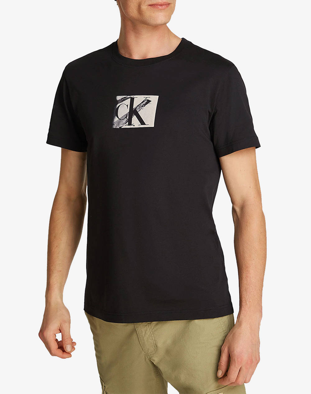 CALVIN KLEIN JEANS SMALL CK BOX TEE